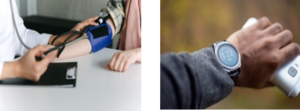 BP Cuff and Smartwatch