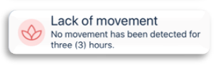 Lack of Movement Alert